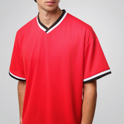 T-Shirt Air Rib Col V 5927-01 - UNITED ATHLE