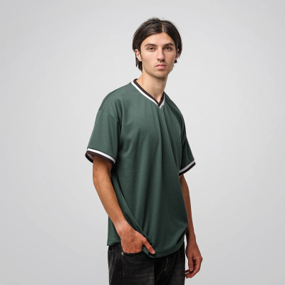 T-Shirt Air Rib Col V 5927-01 - UNITED ATHLE