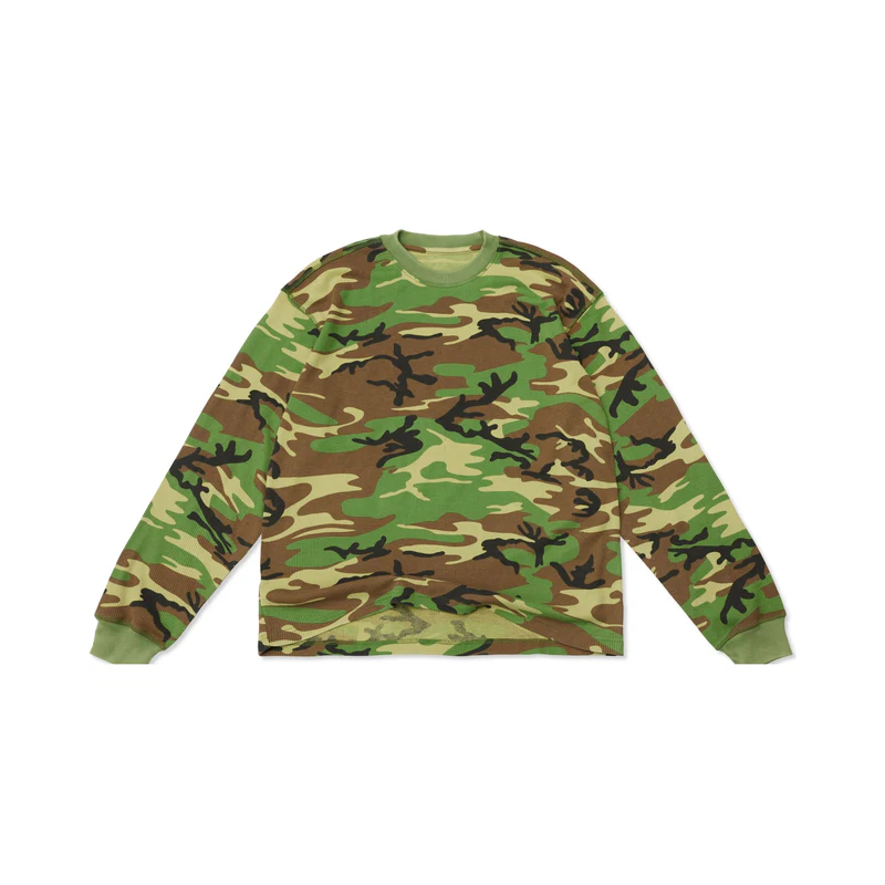 Thermal Waffle L/S 7,0 oz - COTTON COLLECTIVE