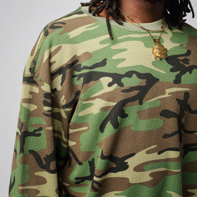Thermal Waffle L/S 7,0 oz - COTTON COLLECTIVE