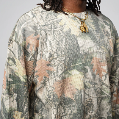 Thermal Waffle L/S 7,0 oz - COTTON COLLECTIVE