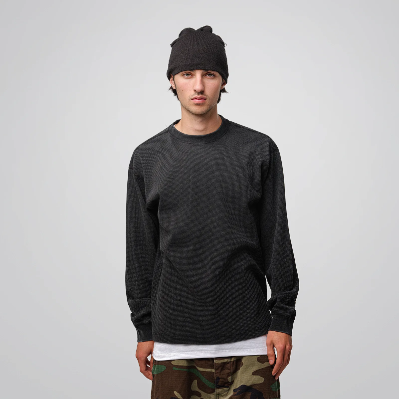 Thermal Waffle L/S 7,0 oz - COTTON COLLECTIVE