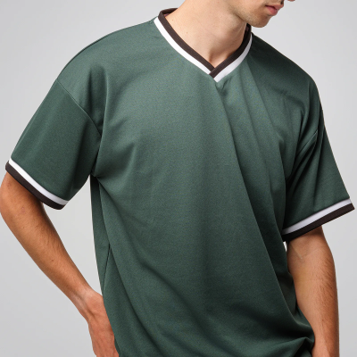 T-Shirt Air Rib Col V 5927-01 - UNITED ATHLE