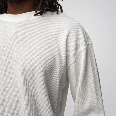 Thermal Waffle L/S 7,0 oz - COTTON COLLECTIVE