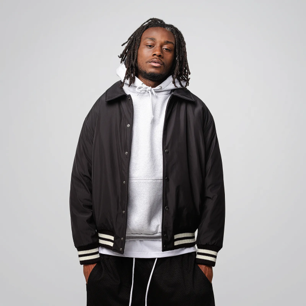 Collared Varsity Jacket - Shaka Wear