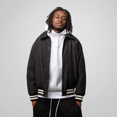 Collared Varsity Jacket - Shaka Wear