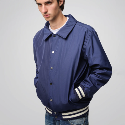 Collared Varsity Jacket - Shaka Wear
