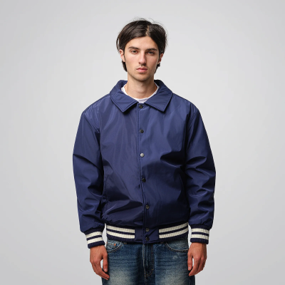 Collared Varsity Jacket - Shaka Wear