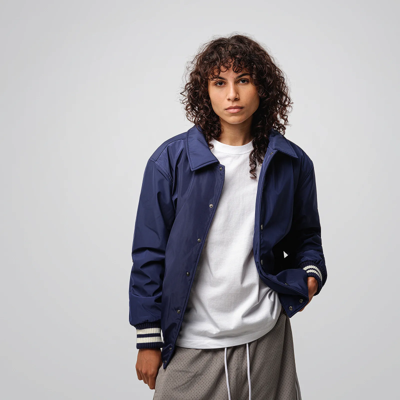 Collared Varsity Jacket - Shaka Wear