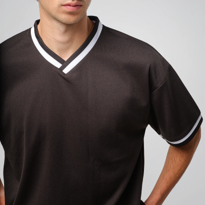 T-Shirt Air Rib Col V 5927-01 - UNITED ATHLE