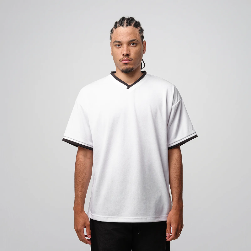 T-Shirt Air Rib Col V 5927-01 - UNITED ATHLE