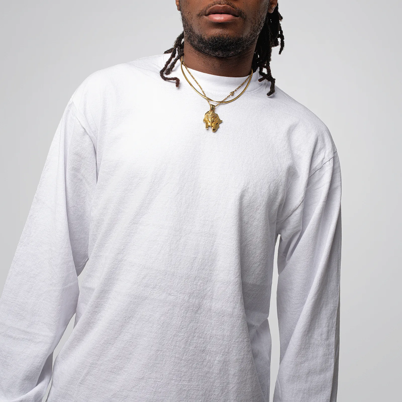T-shirt Garment Dye Manches Longues 6.5oz - LA APPAREL