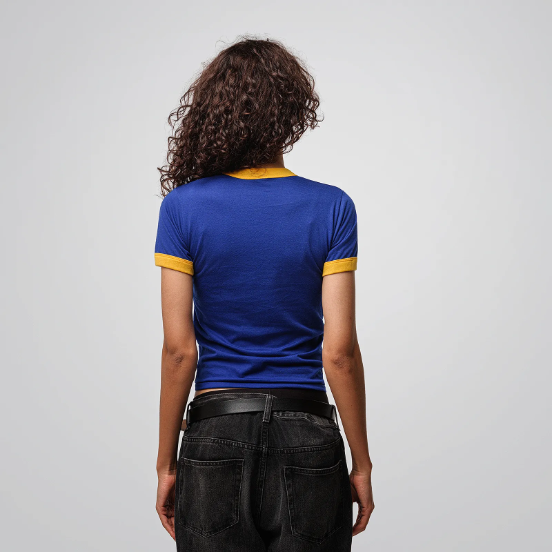 T-shirt Ringer Femme Poly Coton - LA APPAREL