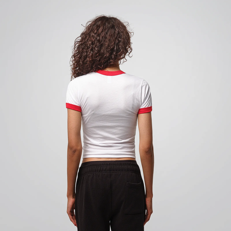 T-shirt Ringer Femme Poly Coton - LA APPAREL
