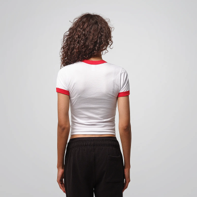 T-shirt Ringer Femme Poly Coton - LA APPAREL