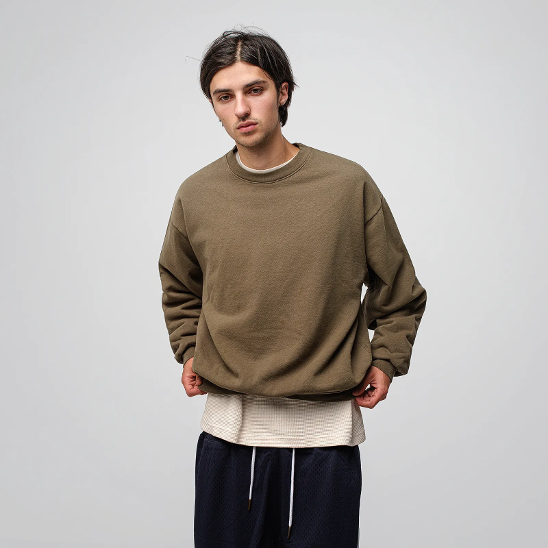 Sweat Crewneck Heavy Fleece 14oz - LA APPAREL