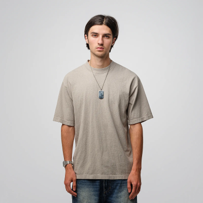 T-shirt Garment Dye Manches Courtes 6.5oz - LA APPAREL