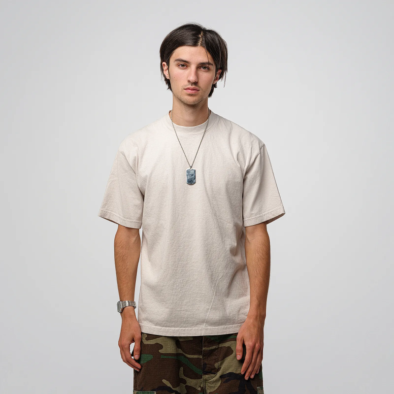 T-shirt Garment Dye Manches Courtes 6.5oz - LA APPAREL
