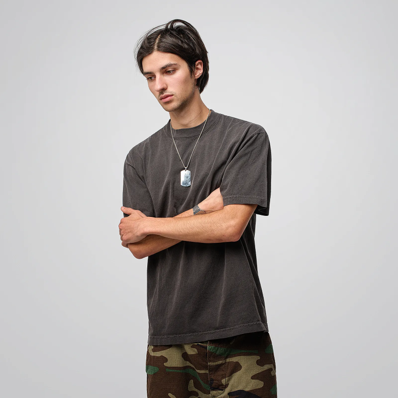 T-shirt Garment Dye Manches Courtes 6.5oz - LA APPAREL