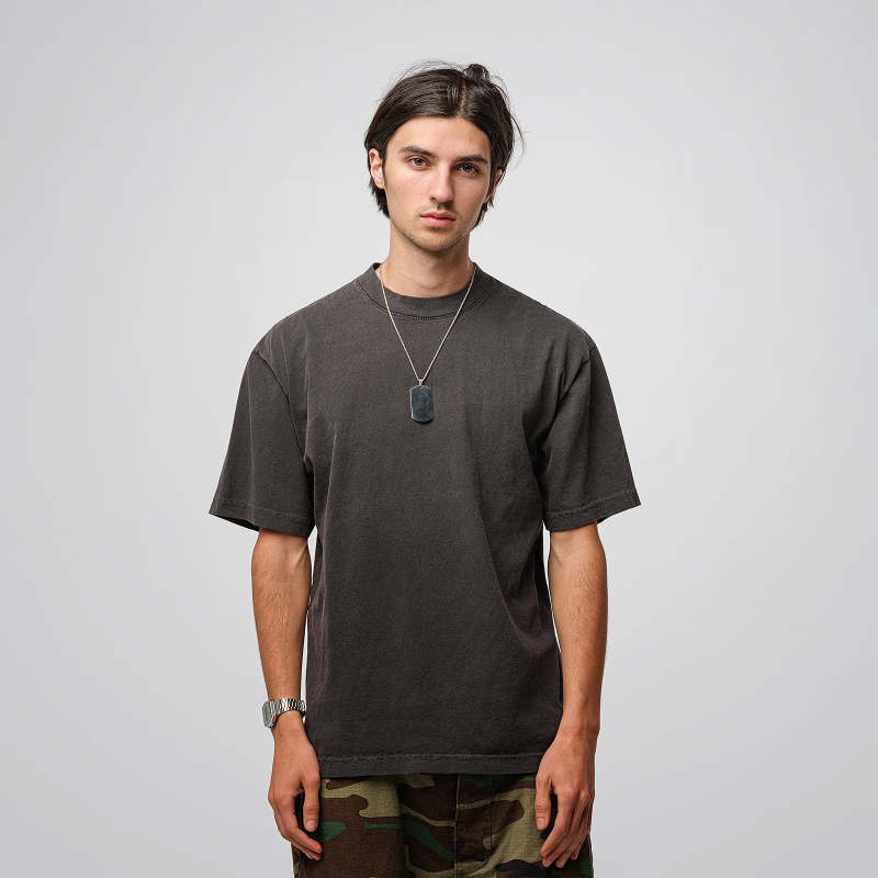 T-shirt Garment Dye Manches Courtes 6.5oz - LA APPAREL