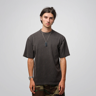 T-shirt Garment Dye Manches Courtes 6.5oz - LA APPAREL